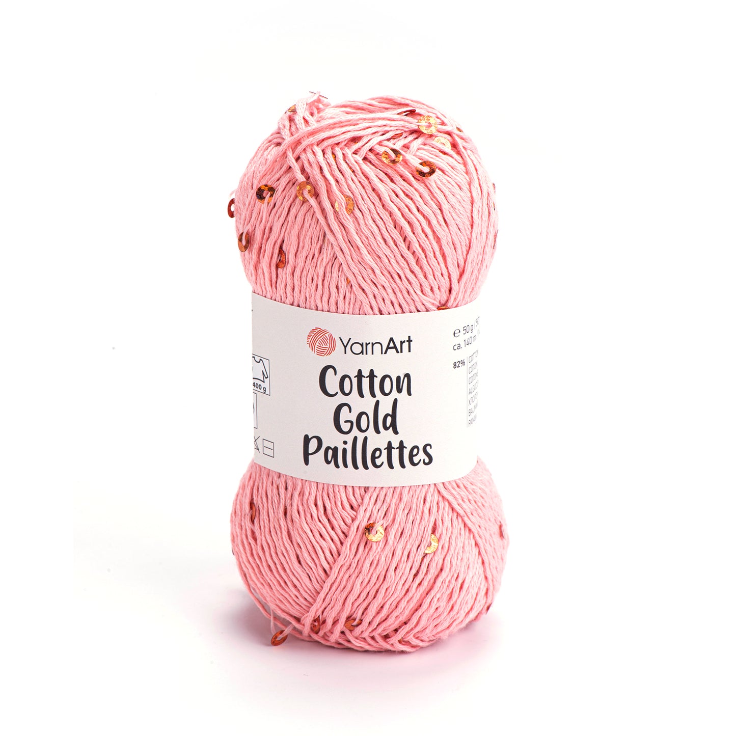 Fio YarnArt Cotton Gold Paillettes