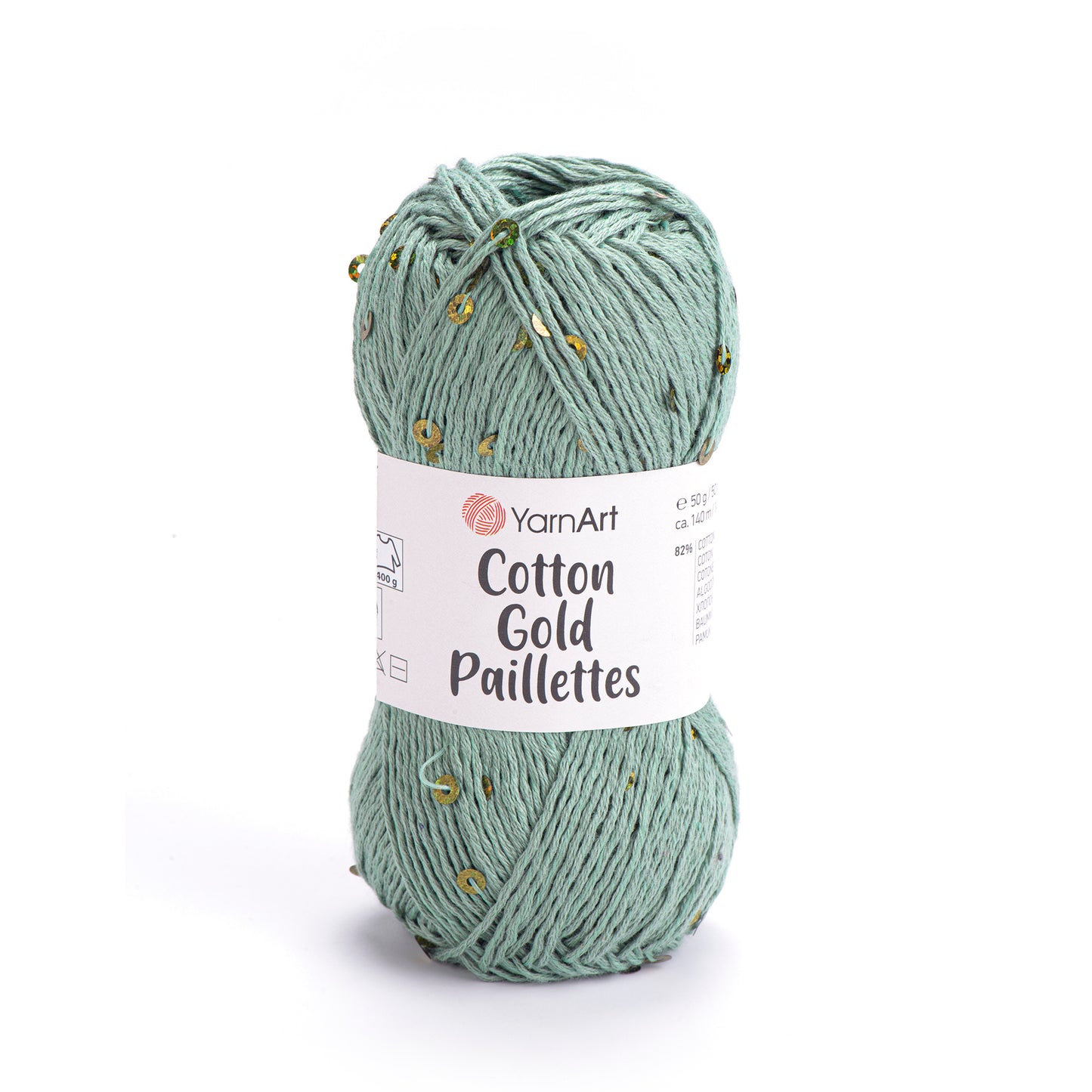 Fio YarnArt Cotton Gold Paillettes